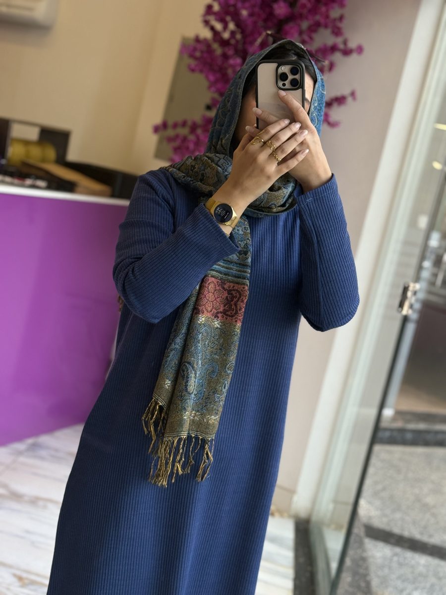 بيزك دريس ريب ازرق